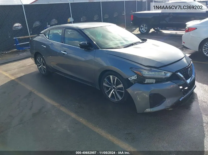 2020 Nissan Maxima Sv Xtronic Cvt VIN: 1N4AA6CV7LC369202 Lot: 40682957