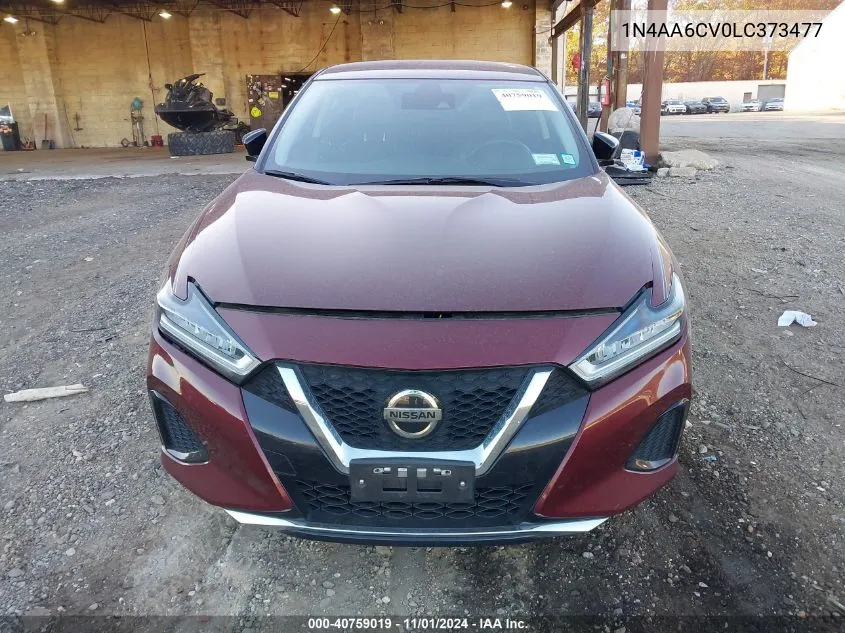 2020 Nissan Maxima Sv Xtronic Cvt VIN: 1N4AA6CV0LC373477 Lot: 40759019