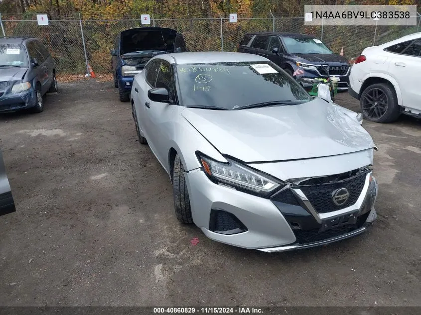 2020 Nissan Maxima S Xtronic Cvt VIN: 1N4AA6BV9LC383538 Lot: 40860829