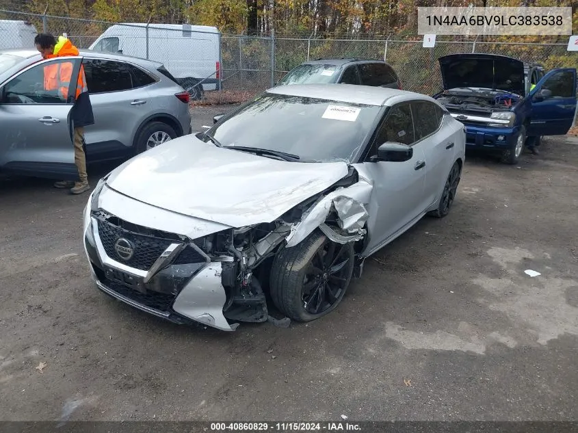 2020 Nissan Maxima S Xtronic Cvt VIN: 1N4AA6BV9LC383538 Lot: 40860829