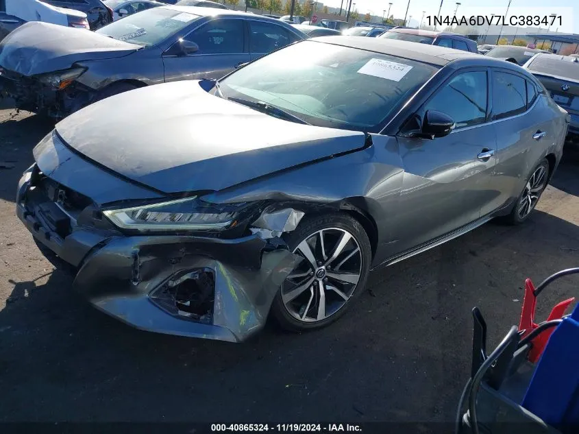 2020 Nissan Maxima Sl Xtronic Cvt VIN: 1N4AA6DV7LC383471 Lot: 40865324