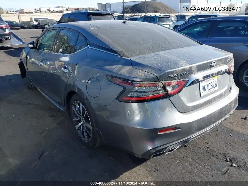 2020 Nissan Maxima Sl Xtronic Cvt VIN: 1N4AA6DV7LC383471 Lot: 40865324