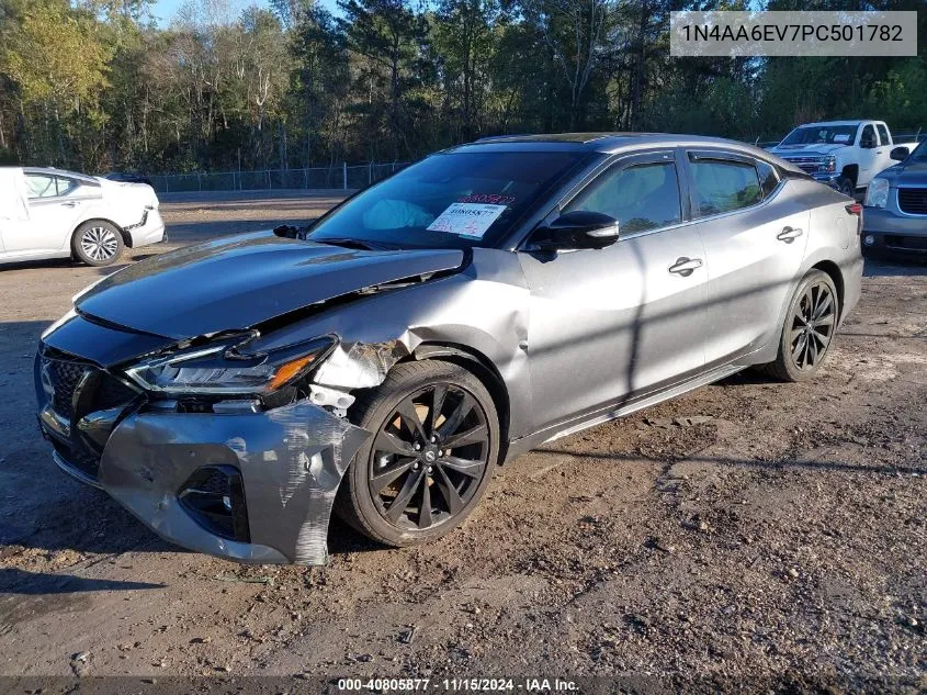 2023 Nissan Maxima Sr Xtronic Cvt VIN: 1N4AA6EV7PC501782 Lot: 40805877