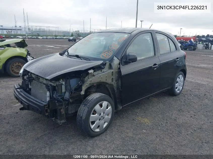 3N1CK3CP4FL226221 2015 Nissan Micra