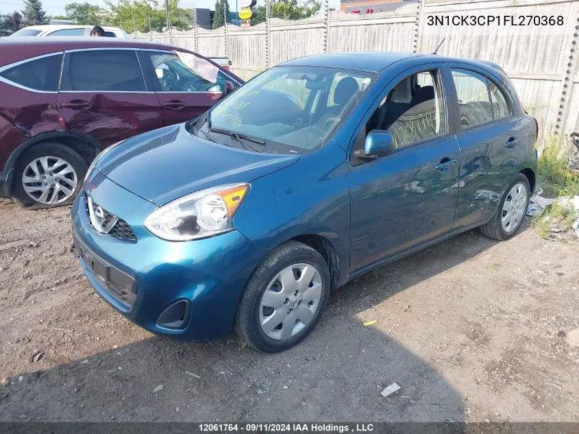 3N1CK3CP1FL270368 2015 Nissan Micra