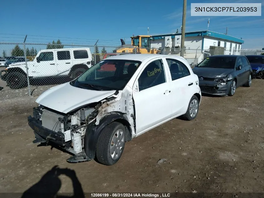 3N1CK3CP7FL203953 2015 Nissan Micra