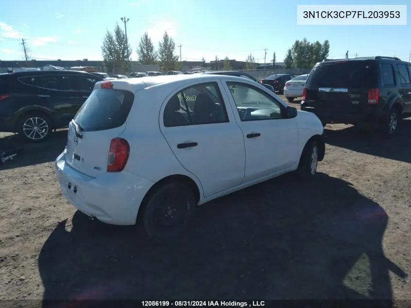 3N1CK3CP7FL203953 2015 Nissan Micra