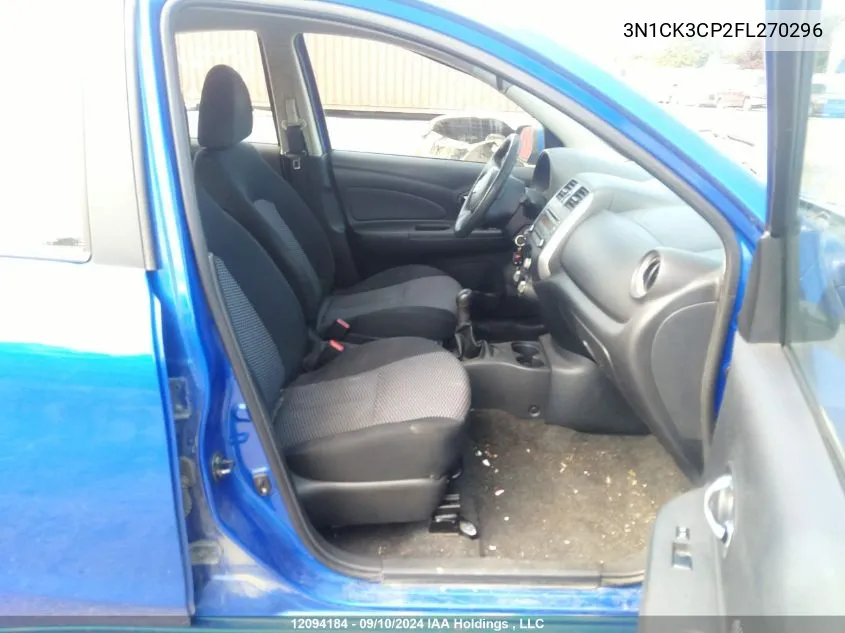 3N1CK3CP2FL270296 2015 Nissan Micra