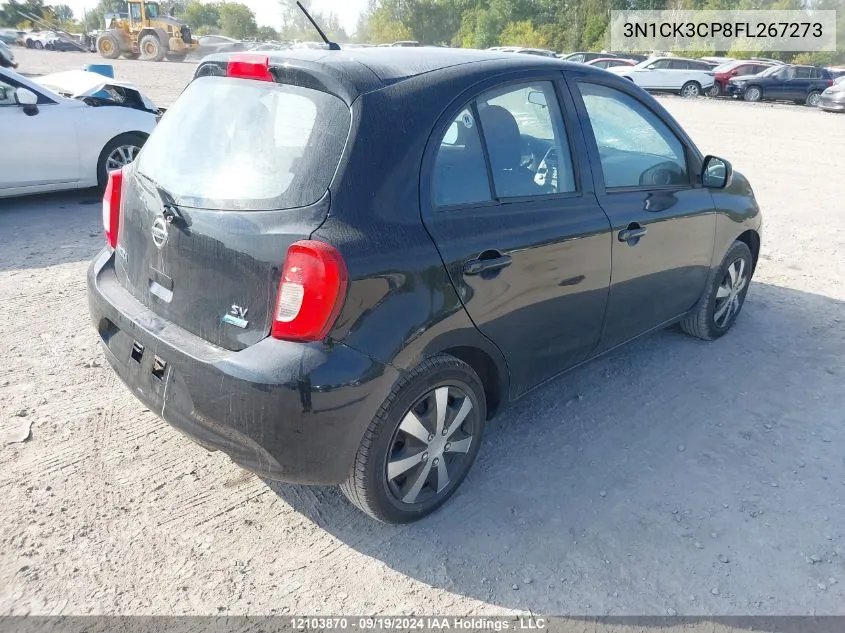 3N1CK3CP8FL267273 2015 Nissan Micra