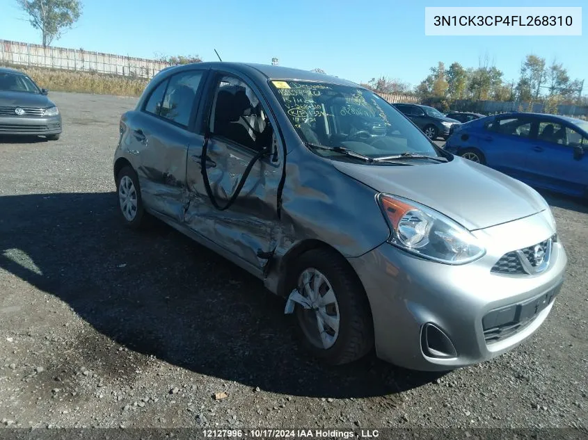 2015 Nissan Micra VIN: 3N1CK3CP4FL268310 Lot: 12127996