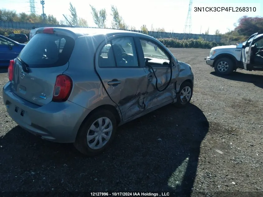 2015 Nissan Micra VIN: 3N1CK3CP4FL268310 Lot: 12127996