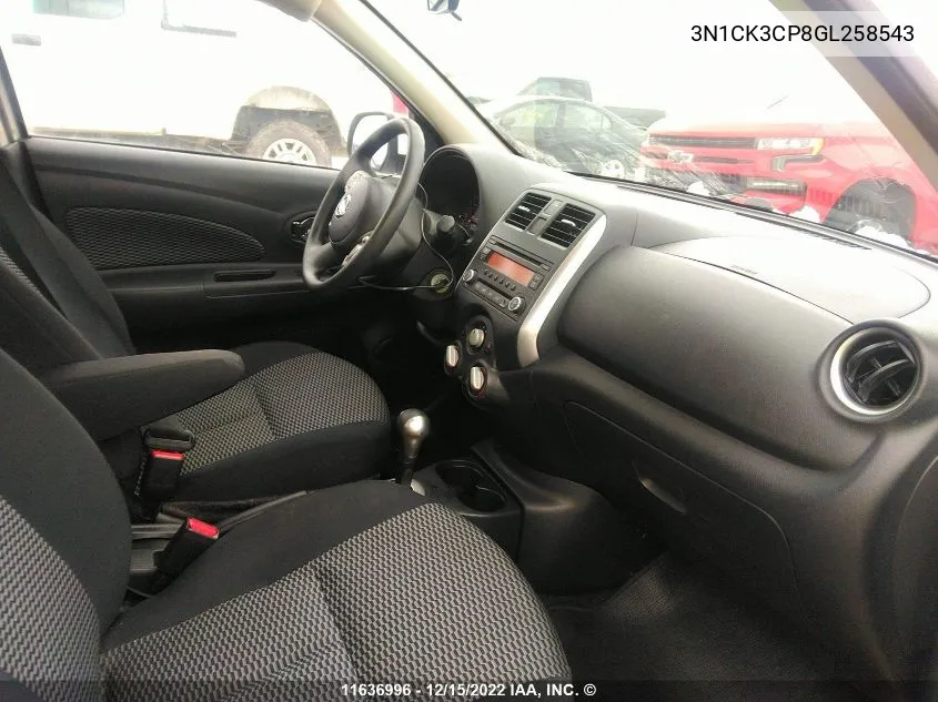 3N1CK3CP8GL258543 2016 Nissan Micra