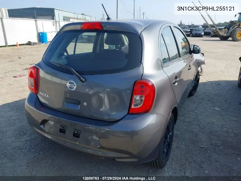 2017 Nissan Micra VIN: 3N1CK3CP9HL255121 Lot: 12058763