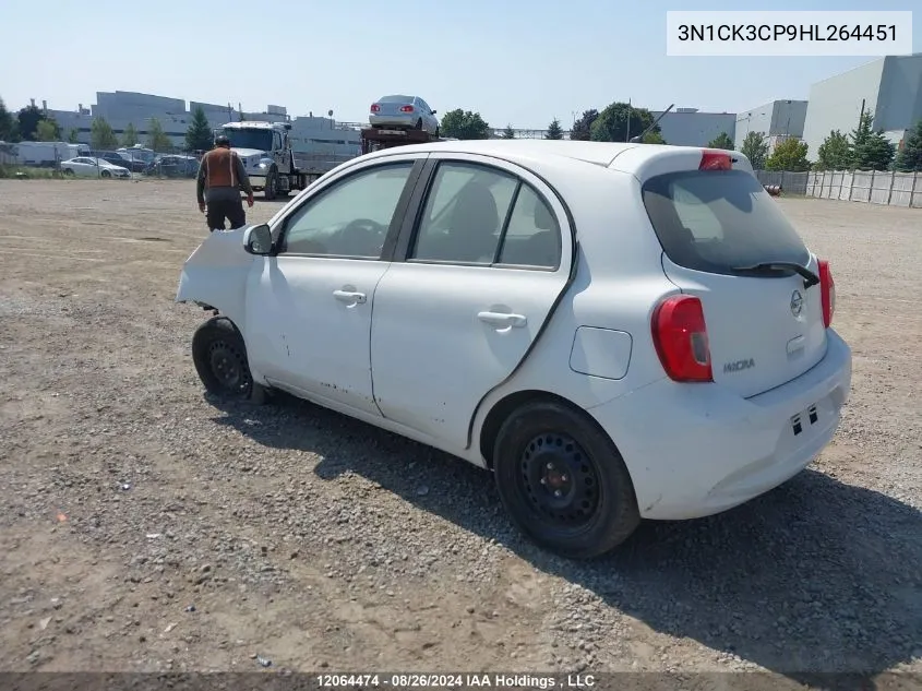 3N1CK3CP9HL264451 2017 Nissan Micra