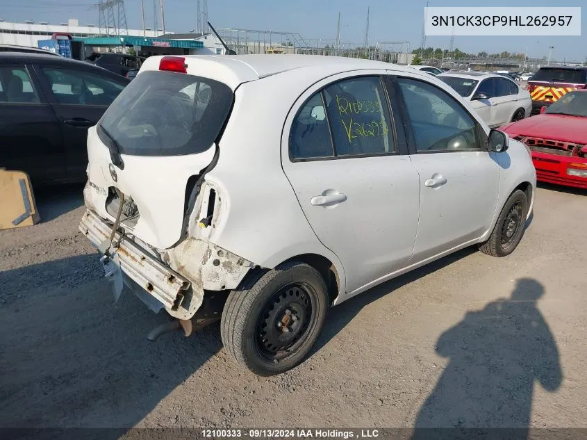 2017 Nissan Micra VIN: 3N1CK3CP9HL262957 Lot: 12100333