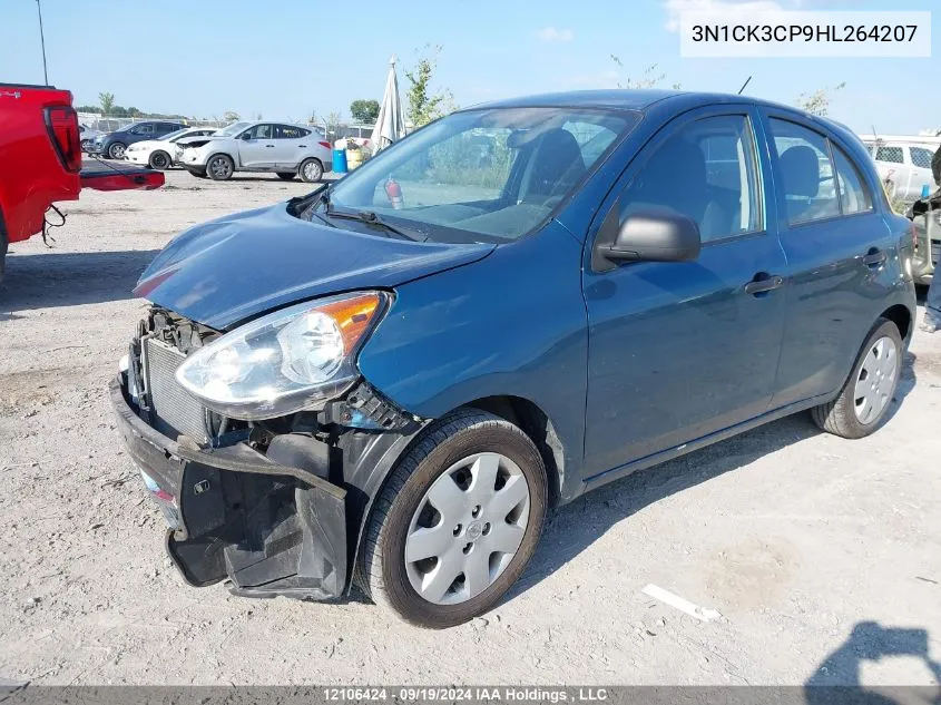 2017 Nissan Micra VIN: 3N1CK3CP9HL264207 Lot: 12106424