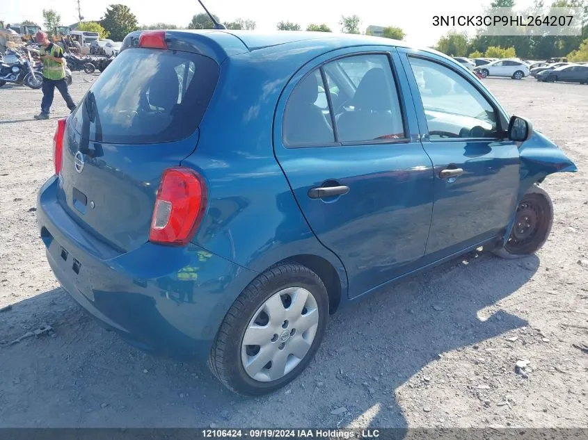 2017 Nissan Micra VIN: 3N1CK3CP9HL264207 Lot: 12106424