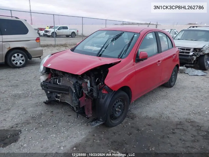 2017 Nissan Micra VIN: 3N1CK3CP8HL262786 Lot: 12125550