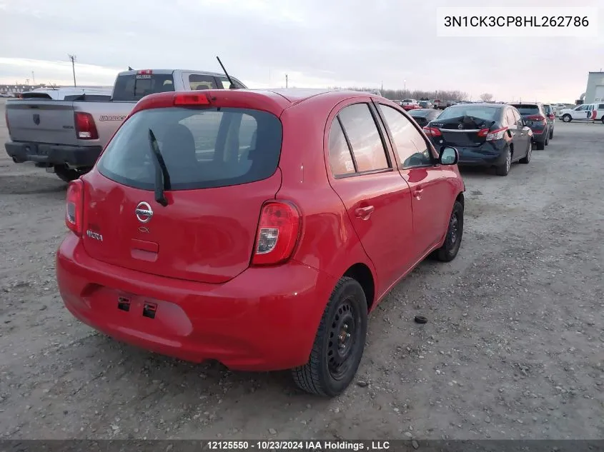 2017 Nissan Micra VIN: 3N1CK3CP8HL262786 Lot: 12125550