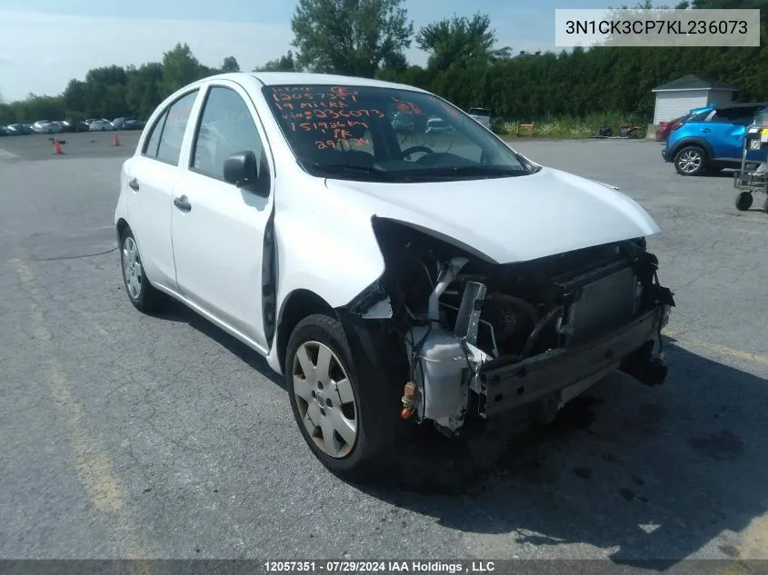 3N1CK3CP7KL236073 2019 Nissan Micra