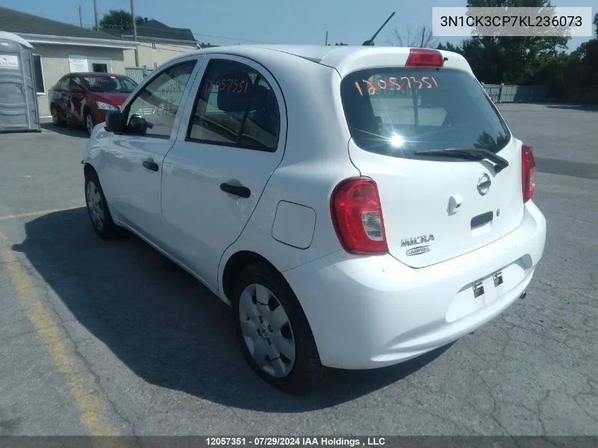 3N1CK3CP7KL236073 2019 Nissan Micra