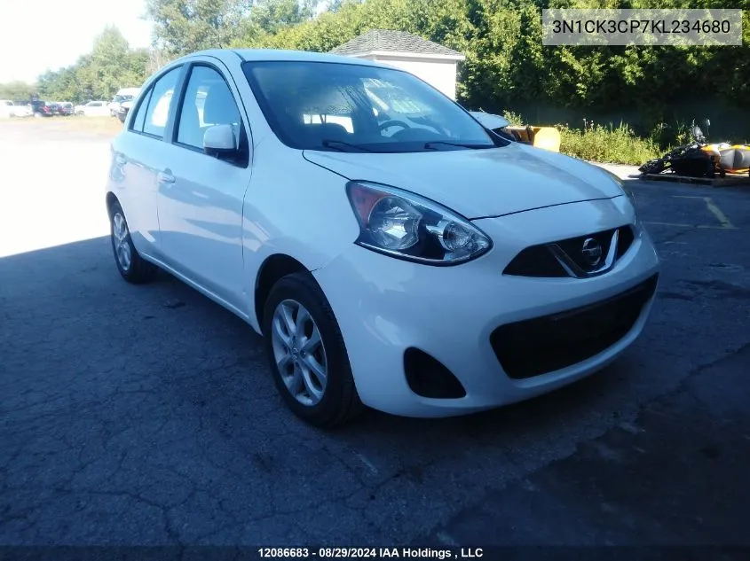 3N1CK3CP7KL234680 2019 Nissan Micra