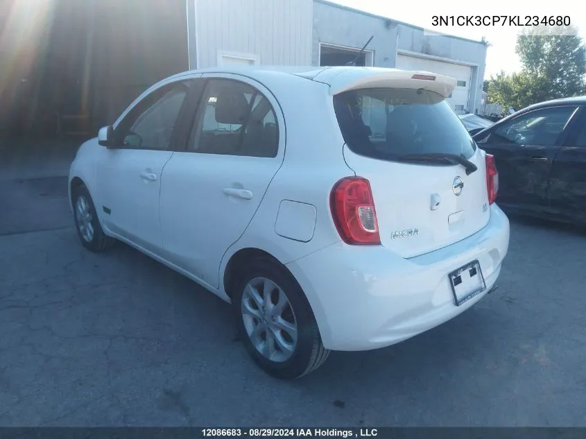 3N1CK3CP7KL234680 2019 Nissan Micra