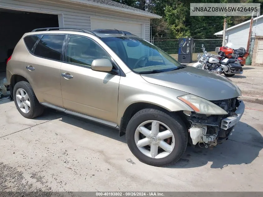 JN8AZ08W65W426495 2005 Nissan Murano Se