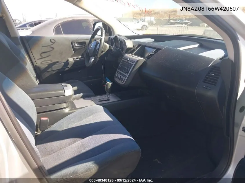 JN8AZ08T66W420607 2006 Nissan Murano S