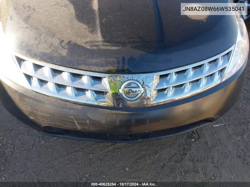 JN8AZ08W66W535041 2006 Nissan Murano Se