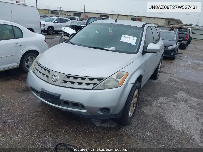 JN8AZ08T27W527431 2007 Nissan Murano S