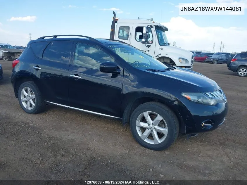 JN8AZ18WX9W144081 2009 Nissan Murano S/Sl/Le