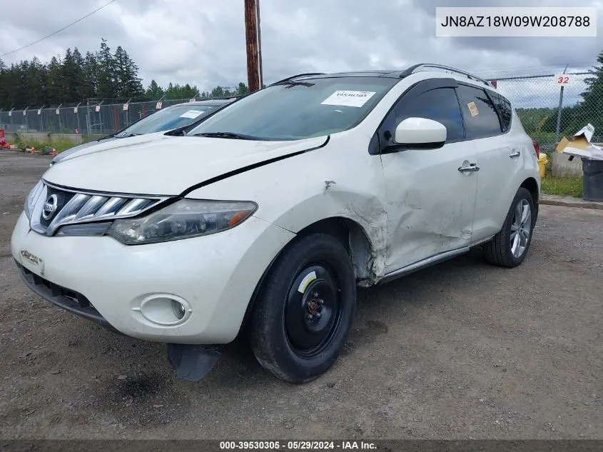 JN8AZ18W09W208788 2009 Nissan Murano Le