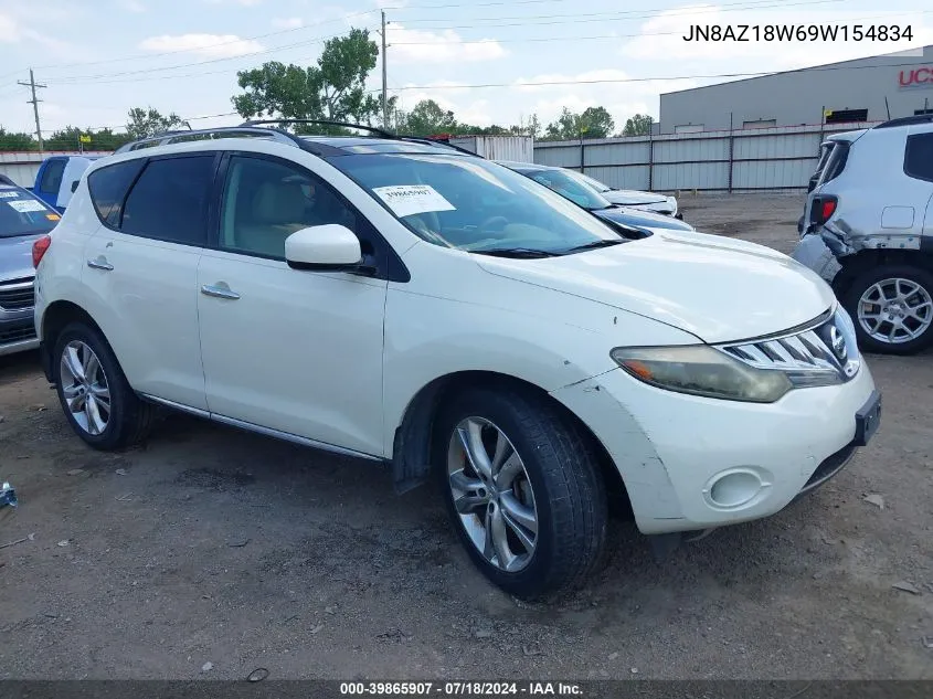 JN8AZ18W69W154834 2009 Nissan Murano Le