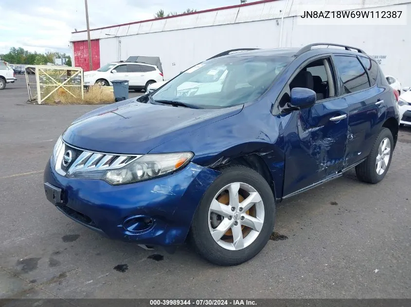 JN8AZ18W69W112387 2009 Nissan Murano S