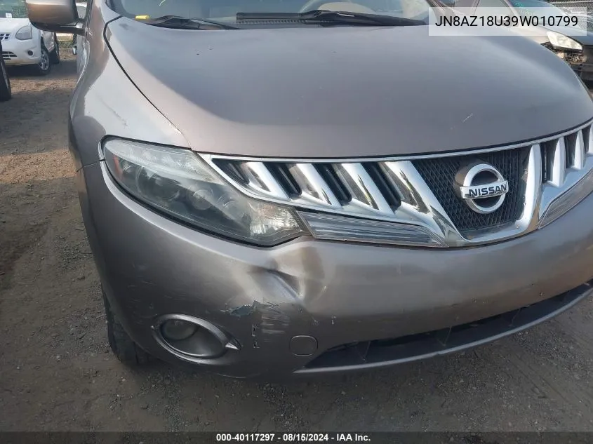 JN8AZ18U39W010799 2009 Nissan Murano Sl