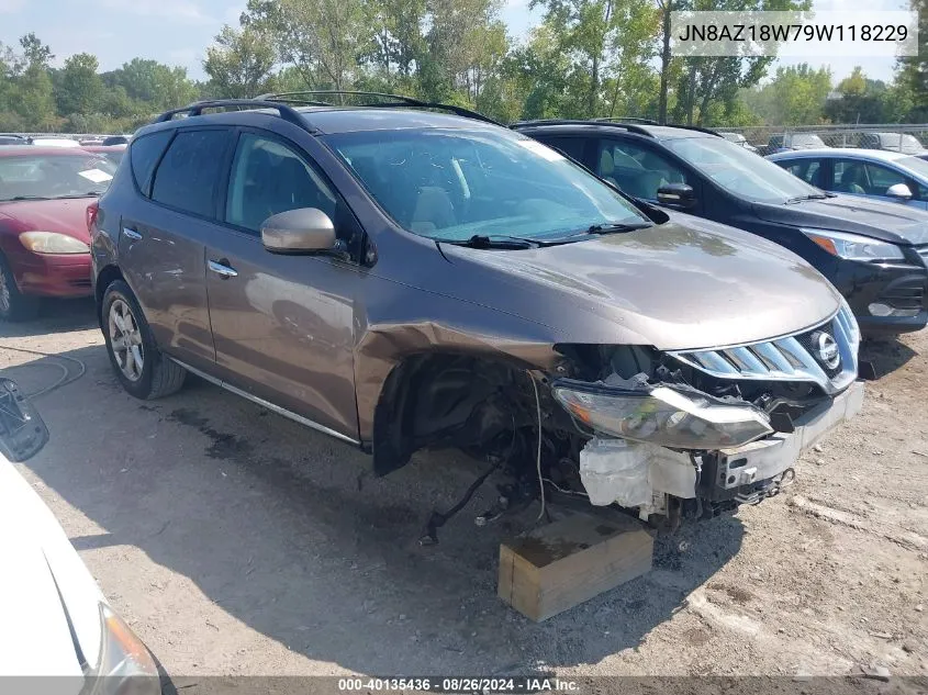 JN8AZ18W79W118229 2009 Nissan Murano S