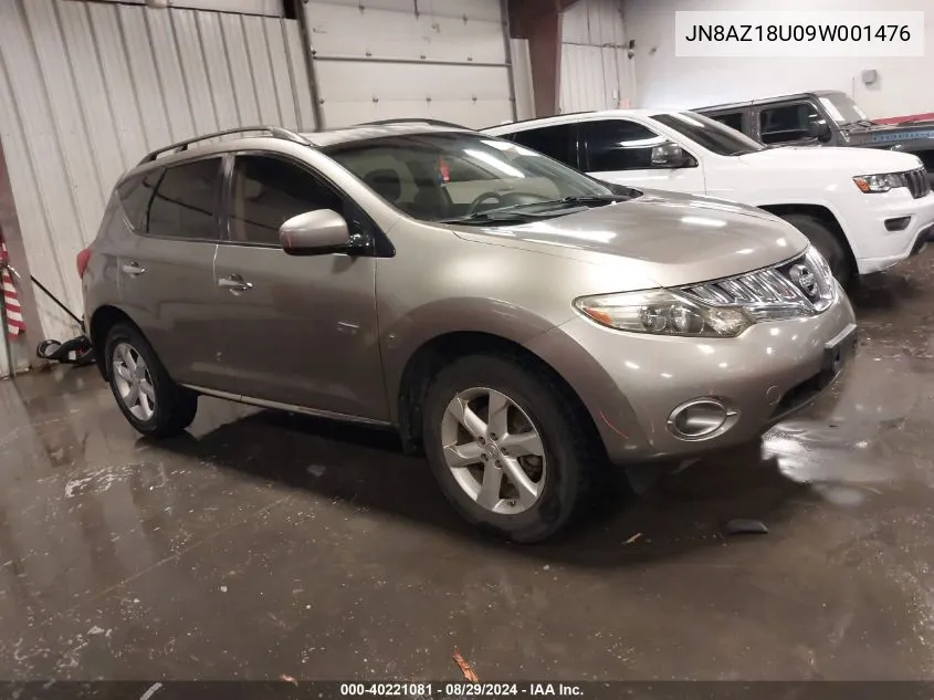 JN8AZ18U09W001476 2009 Nissan Murano S