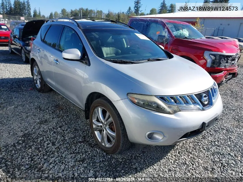 2009 Nissan Murano Le/S/Sl VIN: JN8AZ18W89W124573 Lot: 40222938