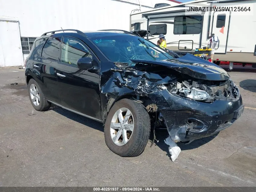 JN8AZ18W59W125664 2009 Nissan Murano Sl