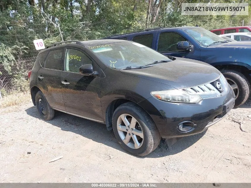 2009 Nissan Murano Sl VIN: JN8AZ18W59W159071 Lot: 40306022