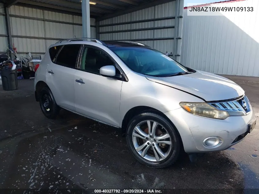 2009 Nissan Murano Le VIN: JN8AZ18W49W109133 Lot: 40327792