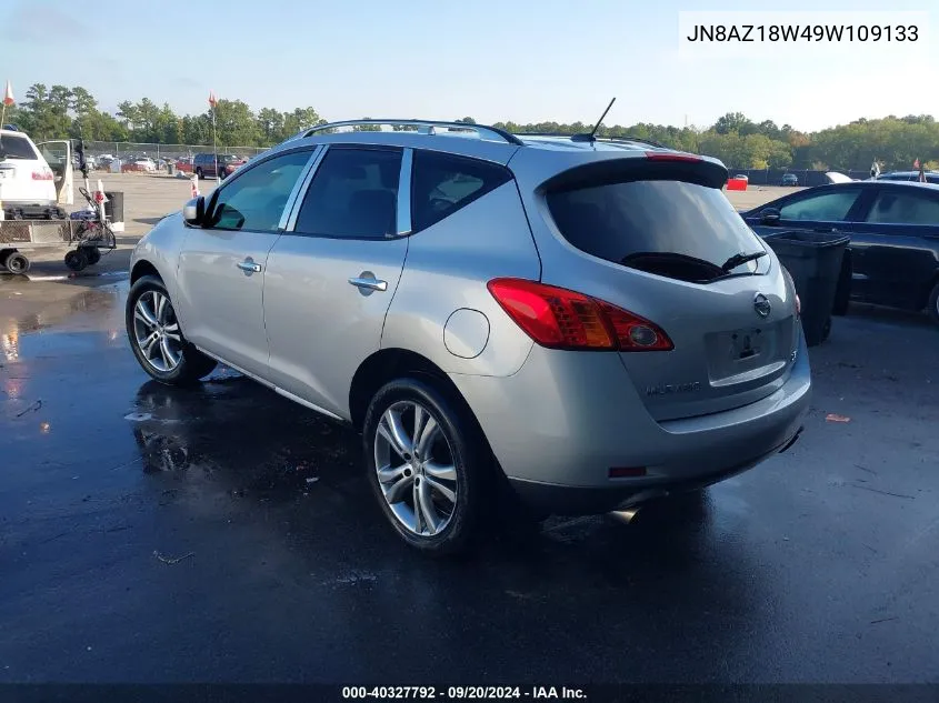 JN8AZ18W49W109133 2009 Nissan Murano Le