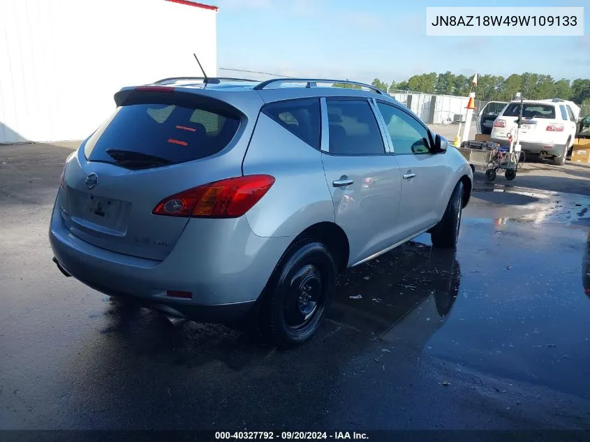 JN8AZ18W49W109133 2009 Nissan Murano Le