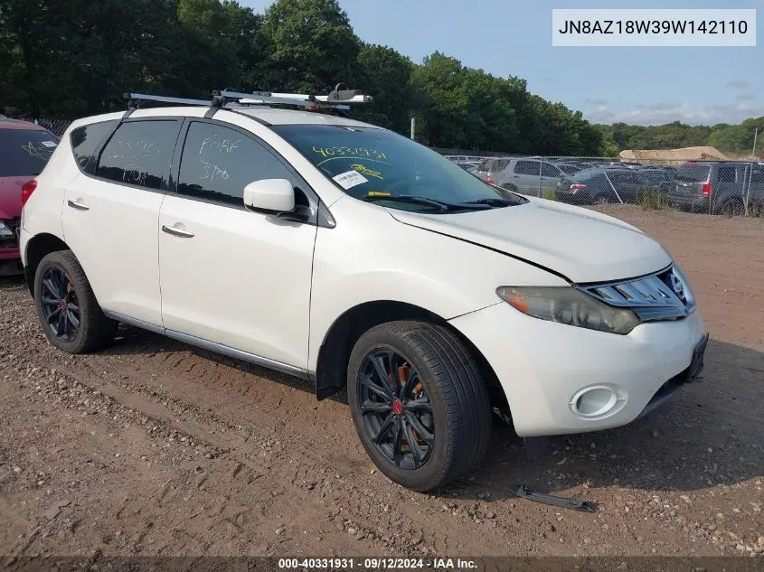 JN8AZ18W39W142110 2009 Nissan Murano S