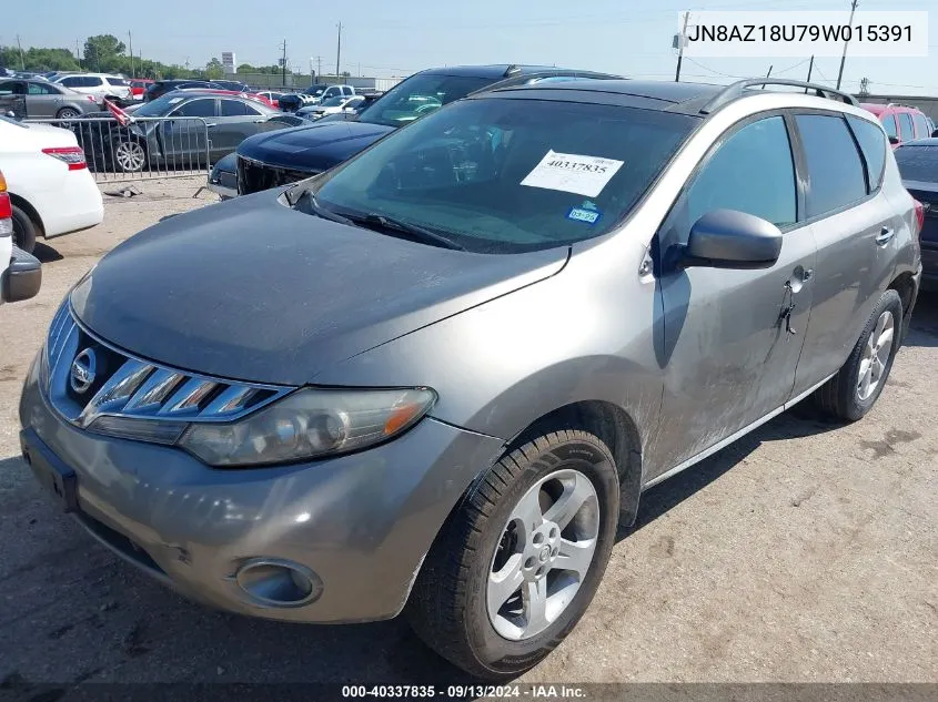 JN8AZ18U79W015391 2009 Nissan Murano S/Sl