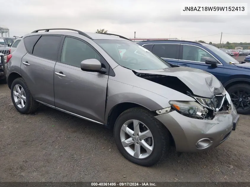 JN8AZ18W59W152413 2009 Nissan Murano S/Sl/Le