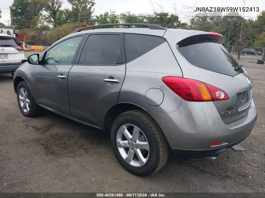 JN8AZ18W59W152413 2009 Nissan Murano S/Sl/Le