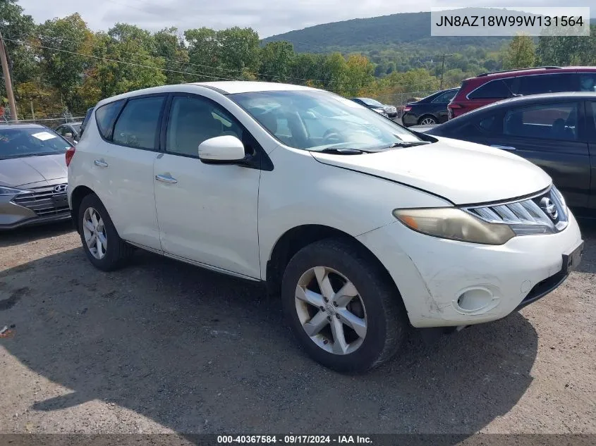 2009 Nissan Murano S VIN: JN8AZ18W99W131564 Lot: 40367584