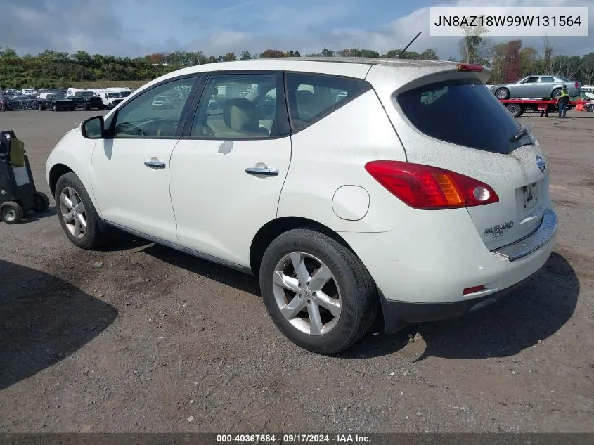 JN8AZ18W99W131564 2009 Nissan Murano S